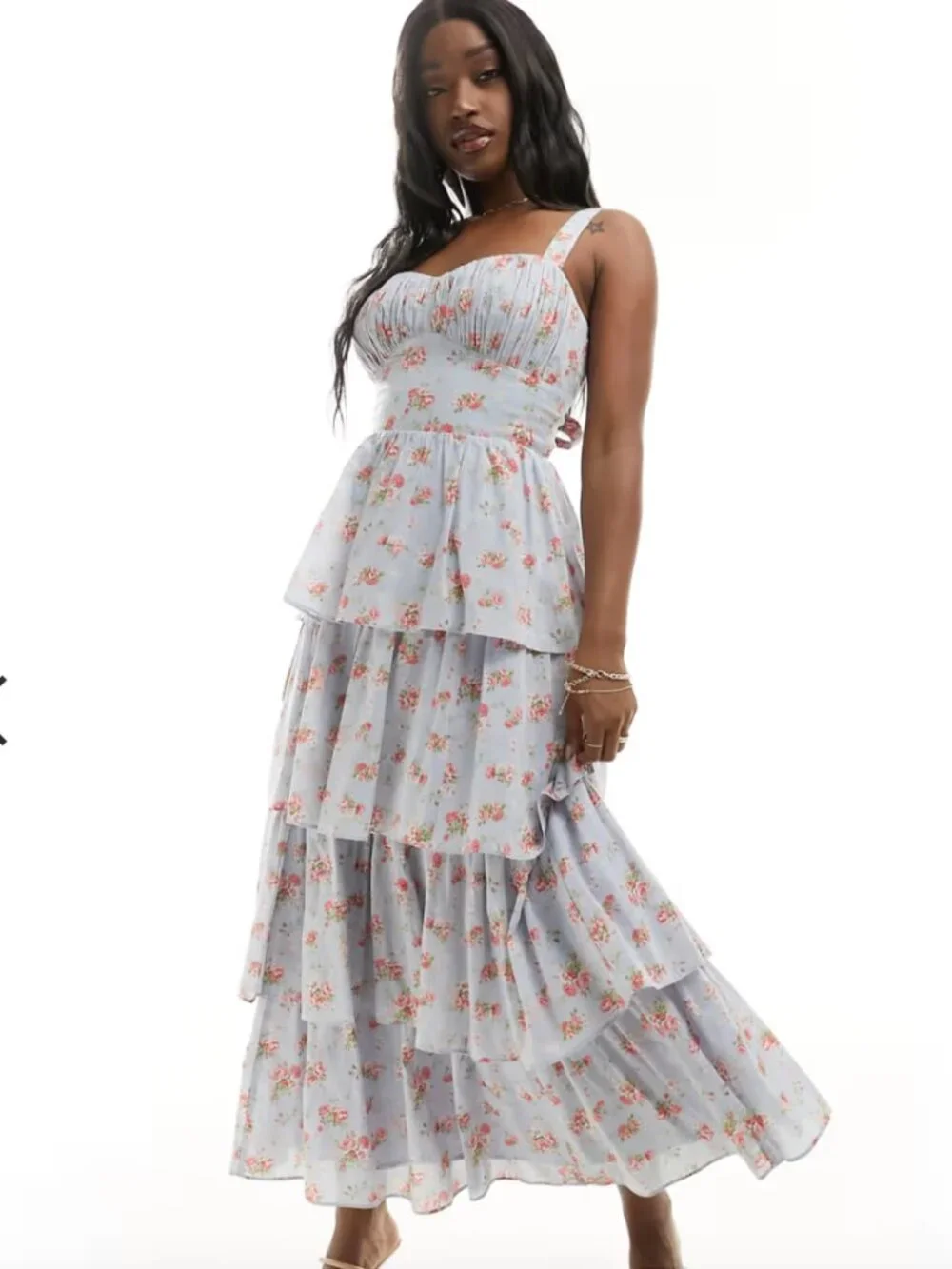 Abercrombie & Fitch floral blue